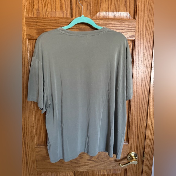 Abercrombie & Fitch Olive Cupro Easy Tee - XL - Picture 5 of 5
